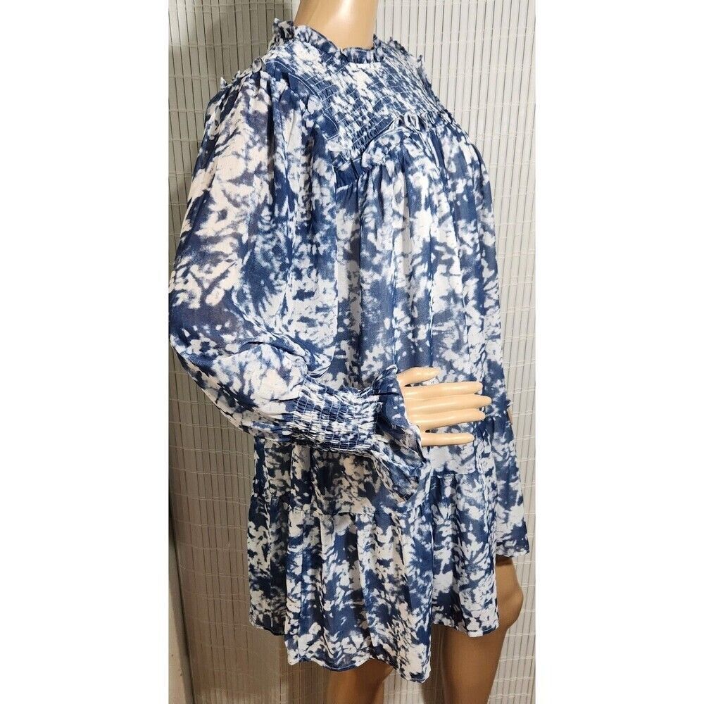 Moodie Dress For Women Size XS Blue long Sleeve Lined Back Zipper - Picture 6 of 16
